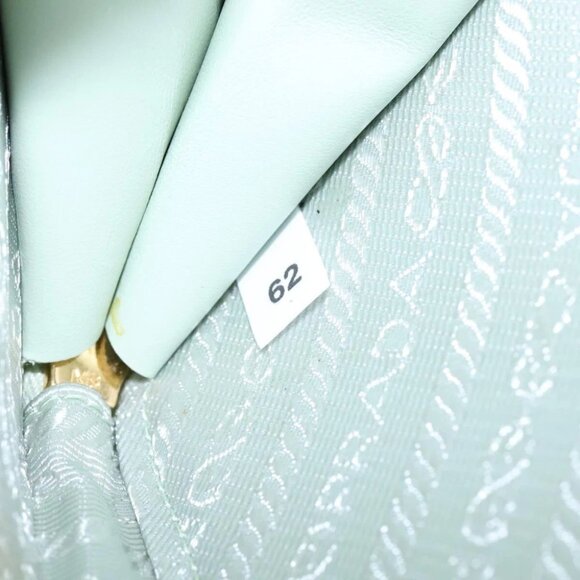 PRADA Chain Hand Bag Leather Green Auth 106436AV - Picture 12 of 15